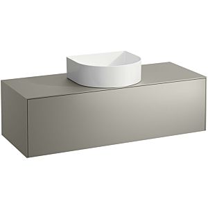 LAUFEN Sonar drawer unit / sideboard H4054210340421 117.5x34x45.5cm, cut-out in the middle, titanium
