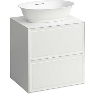 LAUFEN The new classic drawer unit / sideboard H4060020851701 57.5x60x45.5cm, 2 drawers, for washbasin bowl, matt white