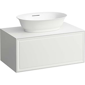 LAUFEN The new classic drawer unit / sideboard H4060110856311 77.5x34.5x45.5cm, 2000 drawer, for washbasin bowl, glossy white