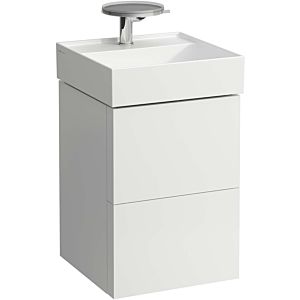 LAUFEN Kartell Waschtisch-Unterschrank H4075080336401 44x60x45cm, 2 Schubladen, weiß matt