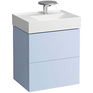 LAUFEN Kartell H4075680336451 60x58x45cm, 2 drawers, gray-blue