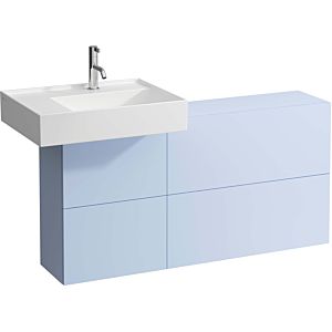 LAUFEN Kartell H4082910336451 120x61x27cm, cut-out on the left, gray-blue