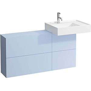 LAUFEN Kartell H4082920336451 120x61x27cm, cut-out on the right, gray-blue