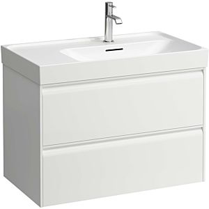 Laufen Meda vanity unit H4215920112601 78.4x51.5x44.8cm, 2 drawers, matt white