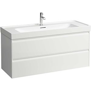 Laufen Meda vanity unit H4216320112601 118.2x51.5x44.8cm, 2 drawers, matt white