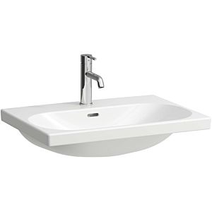 vasque à poser Laufen Lua H8160840001041 65x46cm, blanc , avec trop-plein, avec trou pour robinet 2000