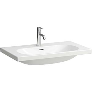 Laufen Lua washbasin H8100870001041 80x46cm, built under, white, with overflow, with 2000 tap hole