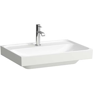 Laufen Meda vasque à poser H8161140001111 65x46cm, sans trop-plein, 1 trou de robinetterie par vasque, blanc