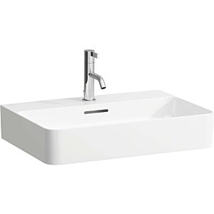 LAUFEN VAL washbasin H8102834001041 , 60x42cm, LCC, with tap hole and overflow, sapphire ceramic