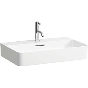 LAUFEN match0 Val washbasin H8162847571081 65 x 42 cm, matt white, with 3 tap holes and overflow