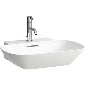 LAUFEN INO countertop washbasin 8163024001041, LCC, 56x45cm, with tap hole, with overflow, sapphire ceramic