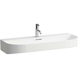 LAUFEN Sonar H8163470001081 100x42cm, ground underside, wall-mounted, with overflow, with 3 tap holes, white