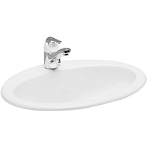 LAUFEN built-in washbasin H8113920000001 white, 61 x 48 cm, 1 tap hole
