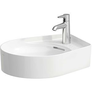 LAUFEN Val vasque H8122817571041 50x40cm, blanc mat, avec trop-plein, avec trou pour robinet