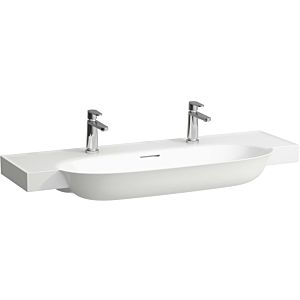 LAUFEN The new classic H8138580001071 under, with overflow, with 2 tap holes, white