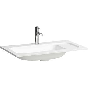 Laufen Meda washbasin H8141177571111 77.5x44.5cm, made of Marbond, without overflow, with tap hole, matt white