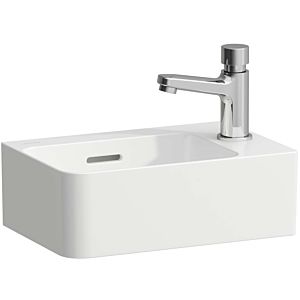 LAUFEN Val H8152804001061 Cloakroom basin built under, with overflow, tap hole on the right, white LCC