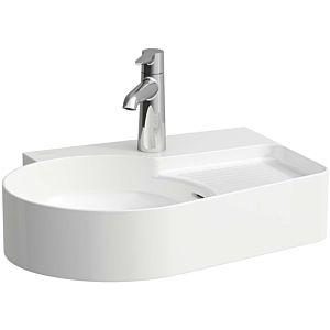 LAUFEN Val H8162884001061 53x40cm, wall-mounted, ground underside, with overflow, with 2000 tap hole, white LCC