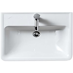 LAUFEN Pro a washbasin H8189520181041 overflow, 2000 tap hole, bahama beige, 60x48cm, can be built under