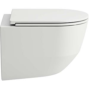 Laufen Pro Wand Tiefspül WC Compact, weiß, Spülrandlos, Ausladung 49 cm