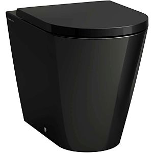 LAUFEN Kartell Stand-Tiefspül-WC H8233370200001 schwarz glänzend, spülrandlos, Form innen rund