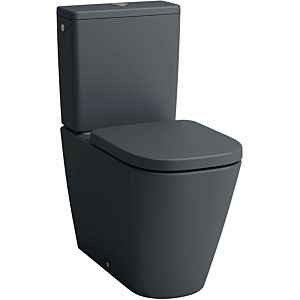 Laufen Meda combinaison de toilettes au sol H8241117580001 36x68cm, sans rebord, graphite mat