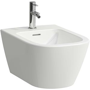 Laufen Meda wall bidet H8301107573021 36x54cm, concealed attachment, with overflow, with tap hole, matt white