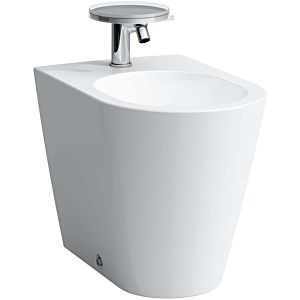 LAUFEN Kartell stand Bidet 8323314003021 white LCC, 37x54.5cm, 2000 tap hole, with waste and overflow valve