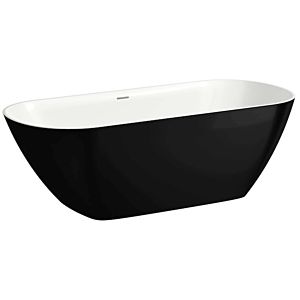 Laufen Lua freestanding bath H2200820640001 170x75cm, Marbond, white, black outside/white inside