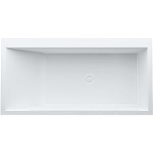 LAUFEN Kartell Einbau-Badewanne H2233310006161 170 x 86 cm, Ecke rechts, mit LED-Beleuchtung, weiß