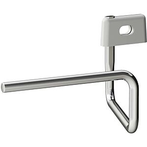 LAUFEN Val towel H3812800040001 17.5cm, for Cloakroom basin , shelf on the left, chrome-plated
