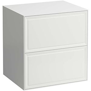 LAUFEN The new classic drawer unit / sideboard H4060060851701 57.5x60x45.5cm, 2 drawers, sideboard without cut-out, matt white