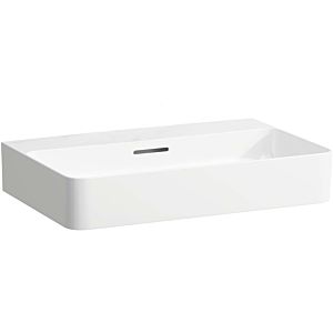 LAUFEN Val washbasin H8102847571091 under, with overflow, without tap hole, matt white