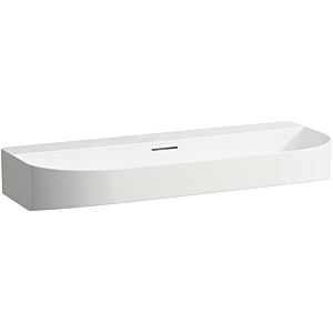 LAUFEN Sonar washbasin H8103470001091 under, with overflow, without tap hole, white
