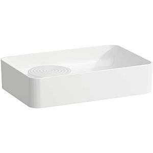 LAUFEN Val vasque H8122827571091 55x36cm, blanc mat, sans trou pour robinetterie, avec trop-plein