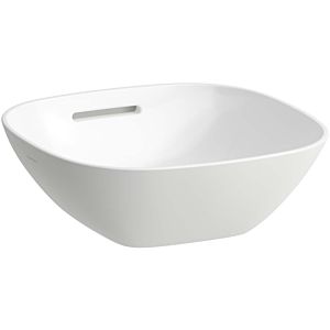 LAUFEN INO washbasin bowl 8123000001091, 35x35cm, without tap hole, with overlap, sapphire ceramic