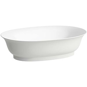 LAUFEN The new classic washbasin bowl H8128524001121 55x38cm, without tap hole, without overflow, LCC