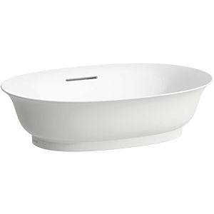 LAUFEN The new classic washbasin bowl H8128530001091 55x38cm, without tap hole, with overflow, white