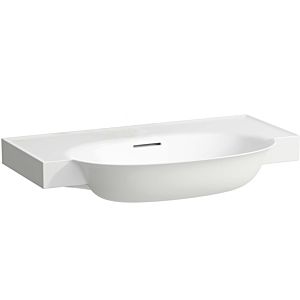 LAUFEN Le nouveau lavabo classique H8138557571091 sous, avec trop-plein, sans trou pour robinet, blanc mat