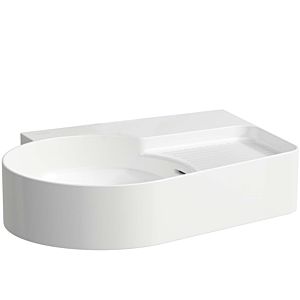 LAUFEN Val washbasin H8152887571091 under, with overflow, without tap hole, matt white