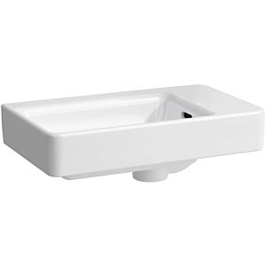 Laufen Pro s Cloakroom basin H8159540001091 48x28cm, basin left, white, overflow, without tap hole