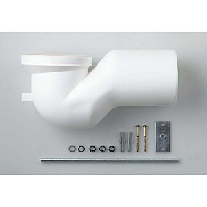 LAUFEN drain set H8990270000001 for WC with concealed cistern 105-125 mm, white