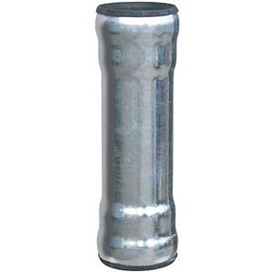 Loro Loro -x steel drain pipe 00120.040X 1000mm, DN 40, 2 sleeves, hot-dip galvanized, inner coating