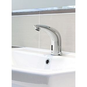 Mepa washbasin tap 718842 mains operation, 230 VAC/6 VDC, IP 40, cold water/warm water