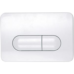 Mepa MEPAspace flush plate 420851 for concealed cistern B21, white, 801 quantities