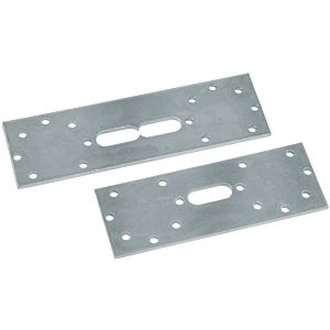 Multitubo Systems holding plate 70210 75 mm, double, galvanized steel