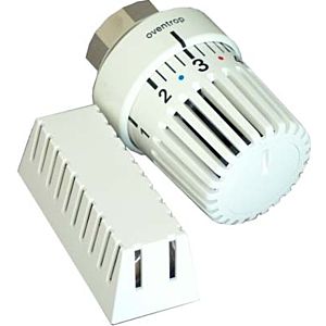 Oventrop Uni LH Thermostat 1011665 7-28 GradC, weiß, mit Nullstellung und Fernfühler, Kapillarrohr 2 m