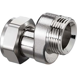 Oventrop compensation screw connection 1019451 G 3 / 4xG 3/4 collar nut, for lower connection, nickel-plated brass