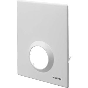 Oventrop Unibox cover plate 1022693 construction depth 57 mm, white