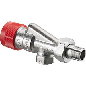 Oventrop series AF flow axial valve 1180904 DN 15, gunmetal / brass, nickel-plated